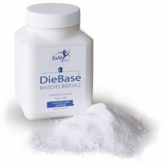 E&M Die Base - Basisches Badesalz mit Edelsteinpulver