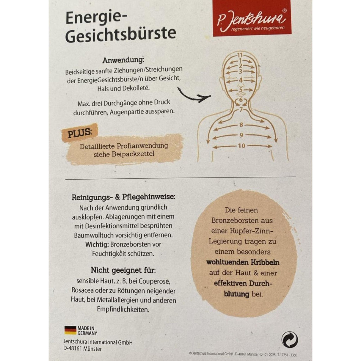 Exklusiv | Jentschura GESICHTS Energie-Bürste