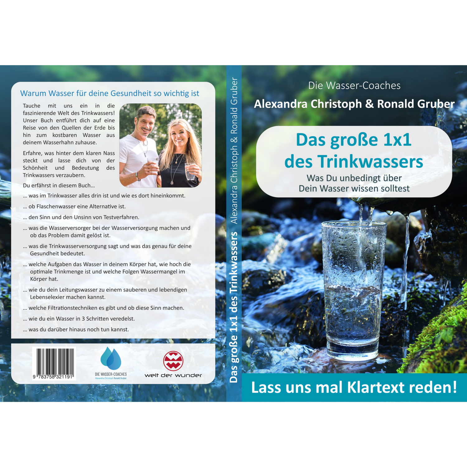 Das große 1x1 des Trinkwassers - Lass uns mal Klartext reden Buch von Alexandra Christoph & Ronald Gruber