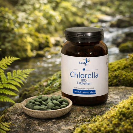 E&M BIO Chlorella Tabs – 400 Stück