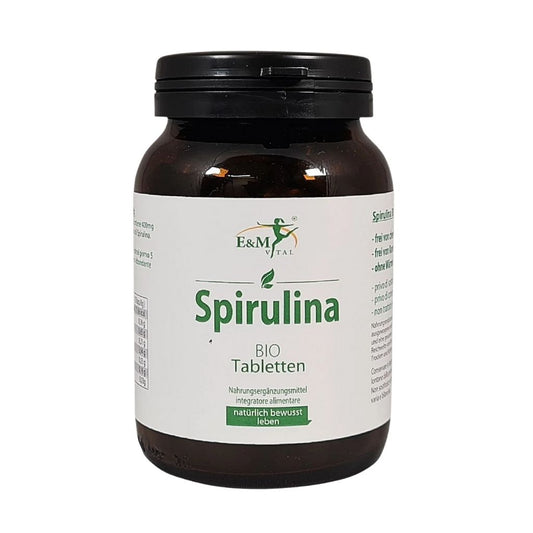 E&M BIO Spirulina Tabs – 400 Stück
